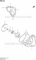 POMPE A EAU pour Suzuki RMX 450 2012