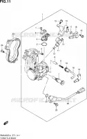 CORPS DE PAPILLON pour Suzuki RMX 450 2014