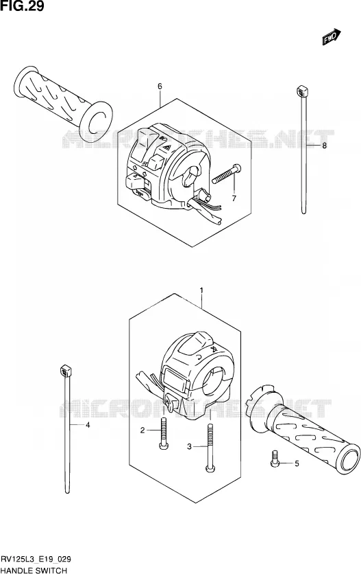 COMMODOS Suzuki MOTO 125 VAN-VAN 2015  RV125 L3 (E19)