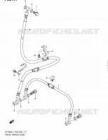 DURITE DE FREIN AVANT (SFV650L1 E28) pour Suzuki GLADIUS 650 2011