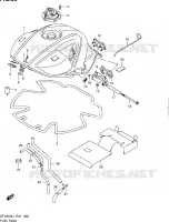 RESERVOIR D'ESSENCE (SFV650UL1 E21) pour Suzuki GLADIUS 650 2011