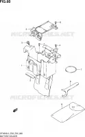 BAC A BATTERIE   OUTILS (SFV650L3 E33) pour Suzuki GLADIUS 650 2013