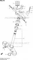 COLONNE DE DIRECTION pour Suzuki GLADIUS 650 2013