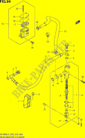 MAITRE CYLINDRE ARRIERE (SFV650L3 E03) pour Suzuki GLADIUS 650 2013