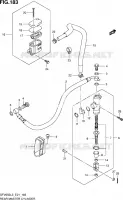 MAITRE CYLINDRE ARRIERE (SFV650UL3 E21) pour Suzuki GLADIUS 650 2013