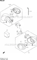 CLIGNOTANTS (SFV650UL3 E24) pour Suzuki GLADIUS 650 2013