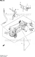 CORPS DE PAPILLON (SFV650UL3 E21) pour Suzuki GLADIUS 650 2013