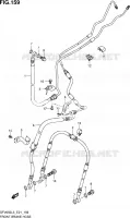 DURITE DE FREIN AVANT (SFV650AL3 E21) pour Suzuki GLADIUS 650 2013