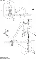MAITRE CYLINDRE ARRIERE (SFV650UL3 E21) pour Suzuki GLADIUS 650 2013