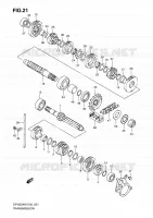TRANSMISSION pour Suzuki GLADIUS 650 2010