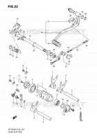 ENSEMBLE SELECTEUR DE VITESSES pour Suzuki GLADIUS 650 2010