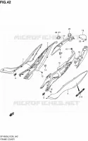 CARENAGES ARRIERE pour Suzuki GLADIUS 650 2012