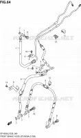 DURITE DE FREIN AVANT (SFV650AL2 E28) pour Suzuki GLADIUS 650 2012