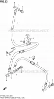 DURITE DE FREIN AVANT (SFV650L2 E28) pour Suzuki GLADIUS 650 2012