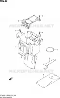 BAC A BATTERIE   OUTILS (SFV650L3 E03) pour Suzuki GLADIUS 650 2013