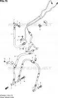 DURITE DE FREIN AVANT (SFV650AL3 E28) pour Suzuki GLADIUS 650 2013