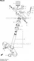 COLONNE DE DIRECTION pour Suzuki GLADIUS 650 2013