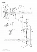 MAITRE CYLINDRE ARRIERE (SFV650AK9/UAK9/AL0/UAL0) pour Suzuki GLADIUS 650 2009