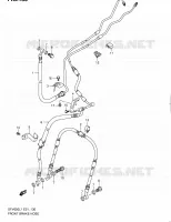 DURITE DE FREIN AVANT (SFV650UAL1 E21) pour Suzuki GLADIUS 650 2011