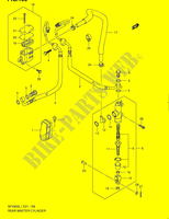 MAITRE CYLINDRE ARRIERE (SFV650UAL1 E21) pour Suzuki GLADIUS 650 2011