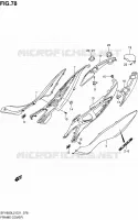 CARENAGES ARRIERE pour Suzuki GLADIUS 650 2012