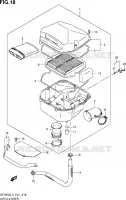 FILTRE A AIR (SFV650L3 E24) pour Suzuki GLADIUS 650 2013
