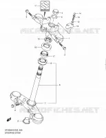 COLONNE DE DIRECTION pour Suzuki GLADIUS 650 2009