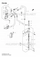 MAITRE CYLINDRE ARRIERE (SFV650AK9/UAK9/AL0/UAL0) pour Suzuki GLADIUS 650 2009