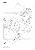 BOL DE PHARE (SV1000) pour Suzuki SV 1000 2006