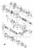 TRANSMISSION pour Suzuki SV 1000 2005