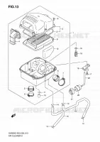FILTRE A AIR (MODELE K3/K4/K5/K6) pour Suzuki SV-S 650 2003
