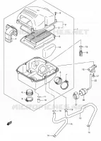 FILTRE A AIR (MODELE K3/K4/K5/K6) pour Suzuki SV 650 2004