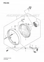 PHARE (SV650K9/AK9 E24) pour Suzuki SV 650 2008