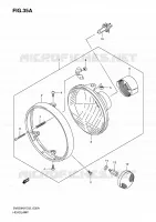 PHARE (SV650K9/AK9 E24) pour Suzuki SV 650 2009