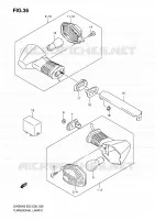 CLIGNOTANTS (SV650K8/AK8) pour Suzuki SV 650 2009
