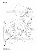 BOL DE PHARE (SV650/U/A/UA) pour Suzuki SV-S 650 2009