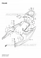 CARENAGES ARRIERE (SV650SL0/SUL0/SAL0/SUAL0) pour Suzuki SV 650 2010