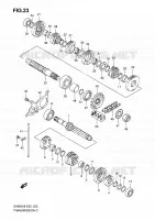 TRANSMISSION pour Suzuki SV 650 2010