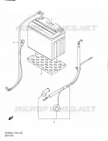 BATTERIE (SV650SAL1 E24) pour Suzuki SV 650 2011