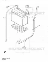 BATTERIE (SV650SL1 E24) pour Suzuki SV 650 2011