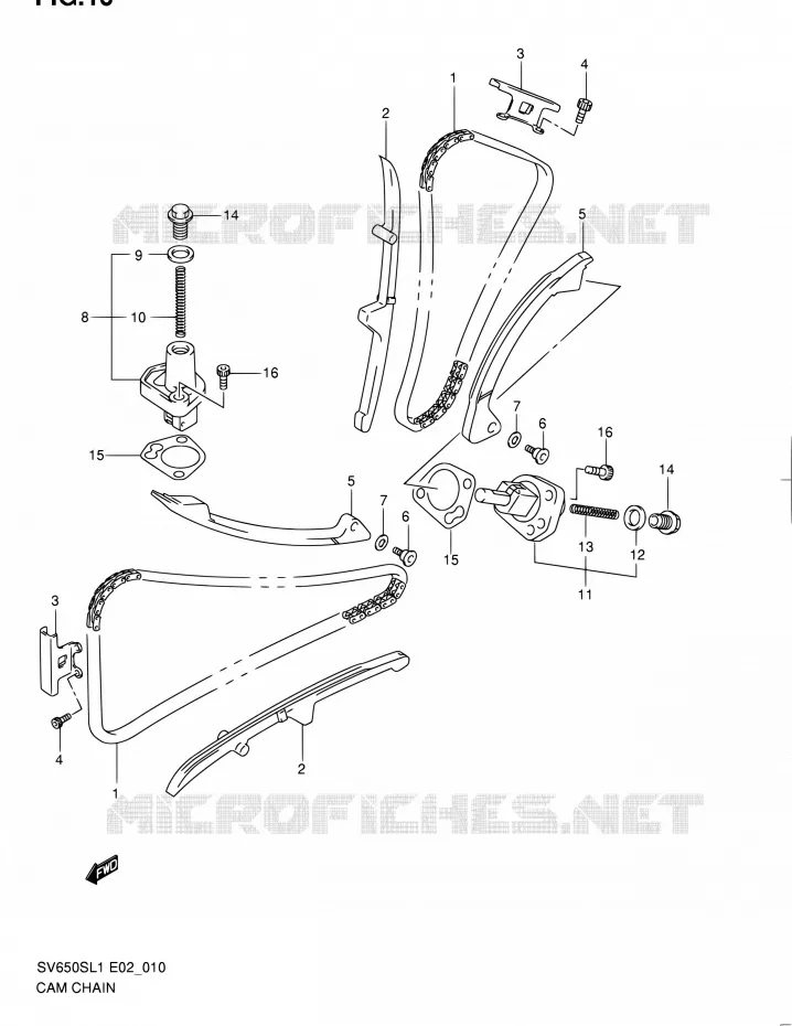 DISTRIBUTION Suzuki MOTO 650 SV 2011  SV650SL1(E24)