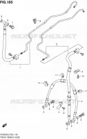 DURITE DE FREIN AVANT (SV650SAL2 E24) pour Suzuki SV 650 2012