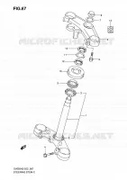 TE DE FOURCHE (VOIR NOTE) pour Suzuki SV 650 2008