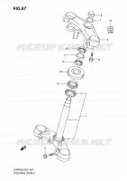 TE DE FOURCHE (VOIR NOTE) pour Suzuki SV-S 650 2009