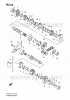 TRANSMISSION pour Suzuki SV-S 650 2009