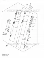 AMORTISSEUR AVANT (SV650SUL1 E24) pour Suzuki SV 650 2011