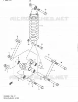 BIELLETTE D'AMORTISSEUR (SV650SUL1 E24) pour Suzuki SV 650 2011