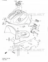 RESERVOIR D'ESSENCE (SV650SAL1 E24) pour Suzuki SV 650 2011