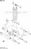 BIELLETTE D'AMORTISSEUR (SV650SL2 E02) pour Suzuki SV 650 2012