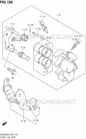 ETRIER DE FREIN AVANT (SV650SUL2 E24) pour Suzuki SV 650 2012